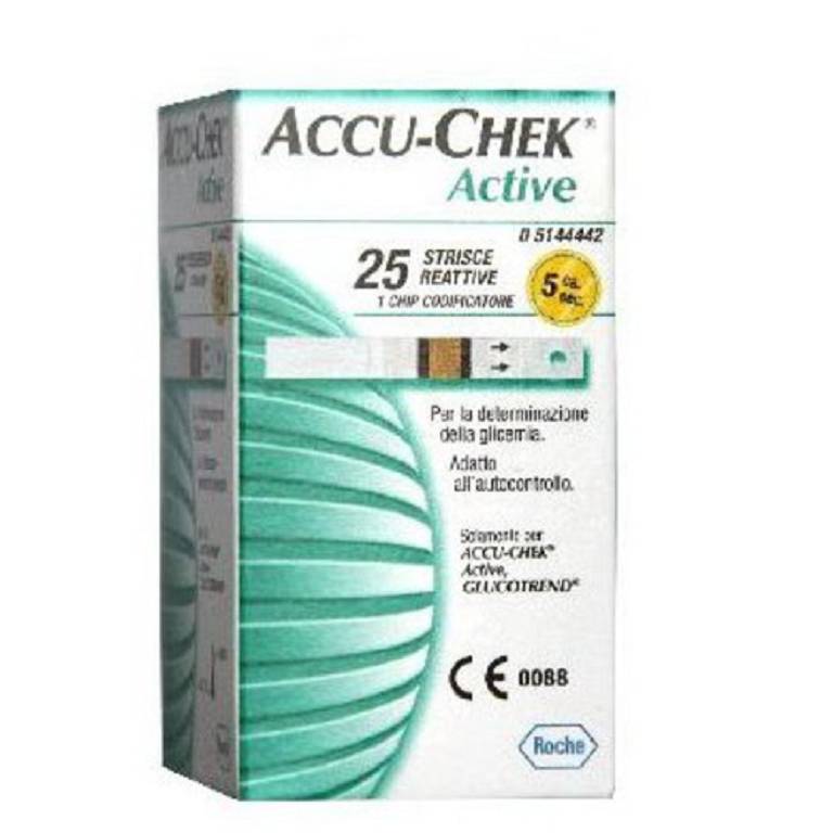 ACCU-CHEK ACTIVE 25STR