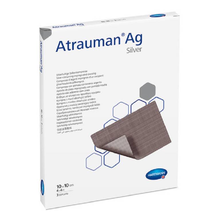 ATRAUMAN MEDIC AG 10X10CM 10PZ