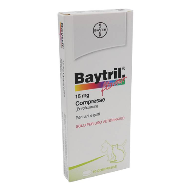 BAYTRIL FLAVOUR*10CPR 15MG