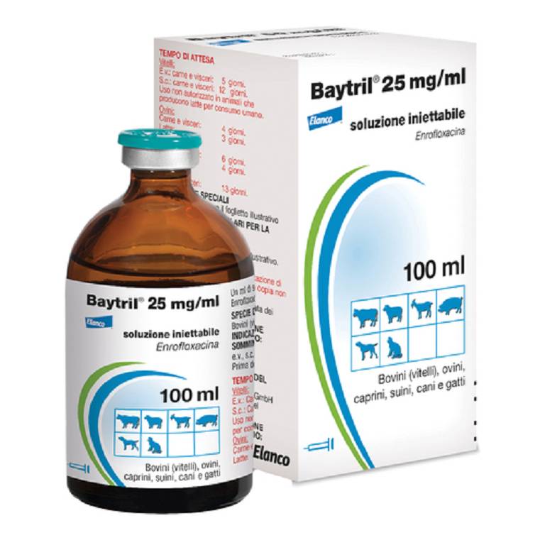 BAYTRIL*SOLUZ INIET 2,5% 100ML