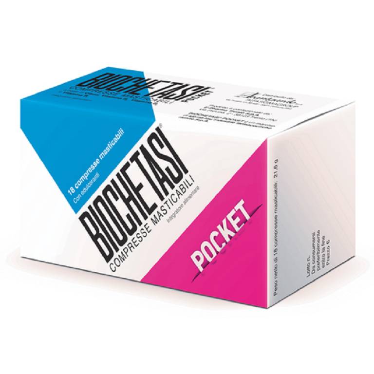 BIOCHETASI POCKET 18CPR MASTIC