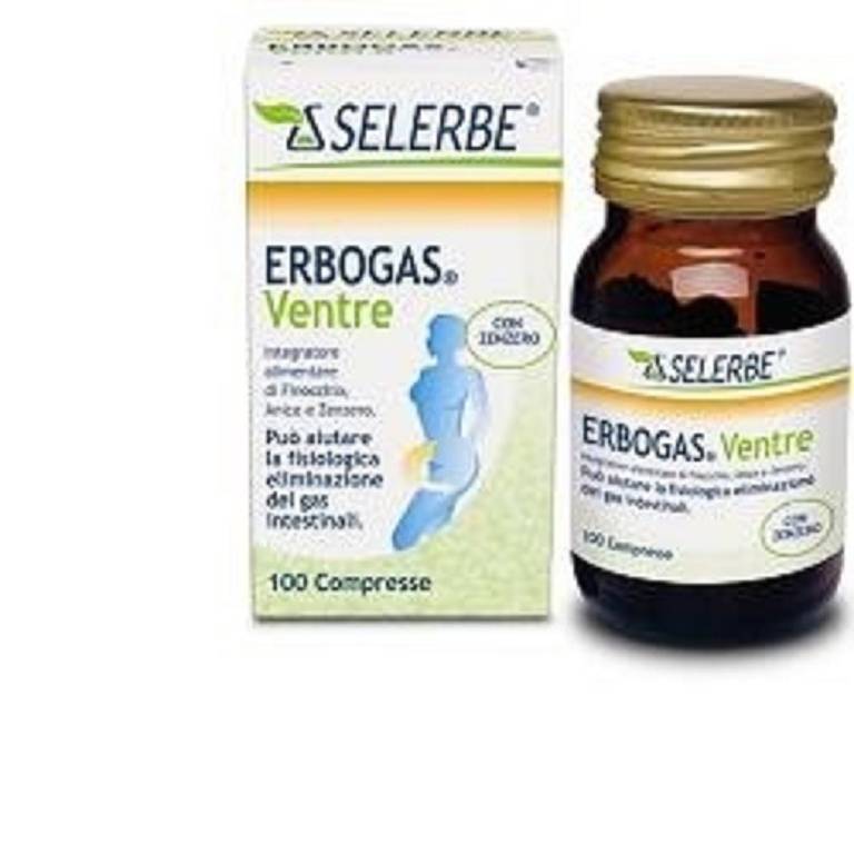ERBOGAS VENTRE 100 COMPRESSE