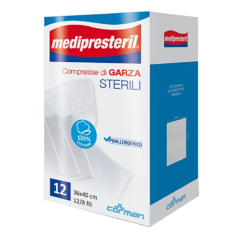GARZA MEDIPRESTERIL 36X40 12PZ