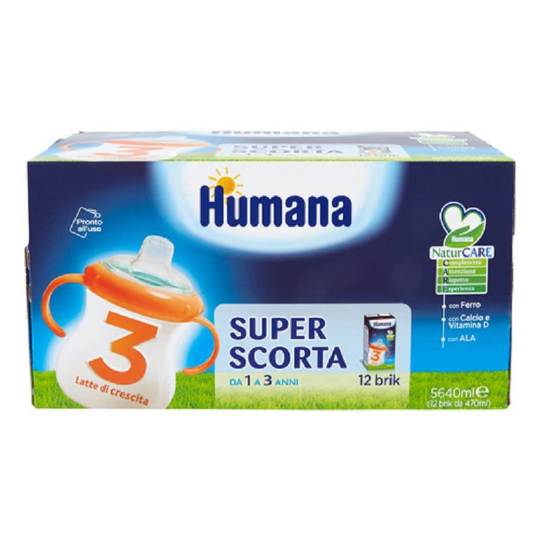 HUMANA 3 JUNIOR DRINK 12X470ML
