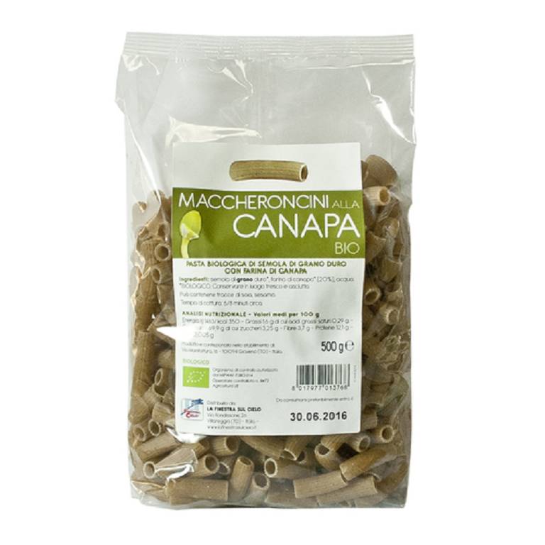 MACCHERONCINI CANAPA BIO 500G