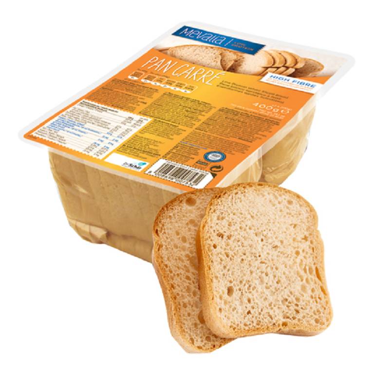 MEVALIA PAN CARRE' APROT 400G