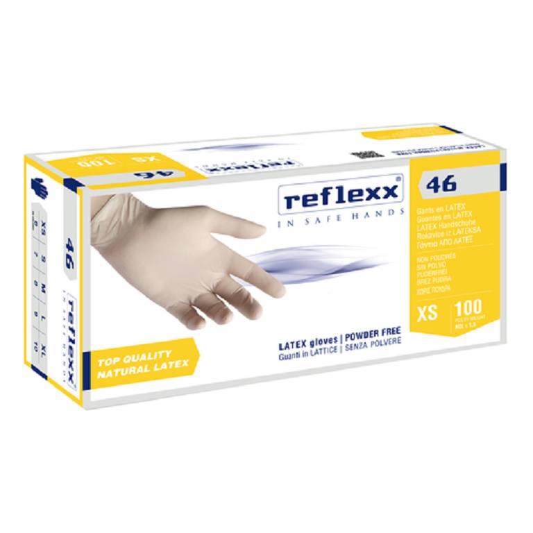REFLEXX 46 GUANTO LAT M 100PZ