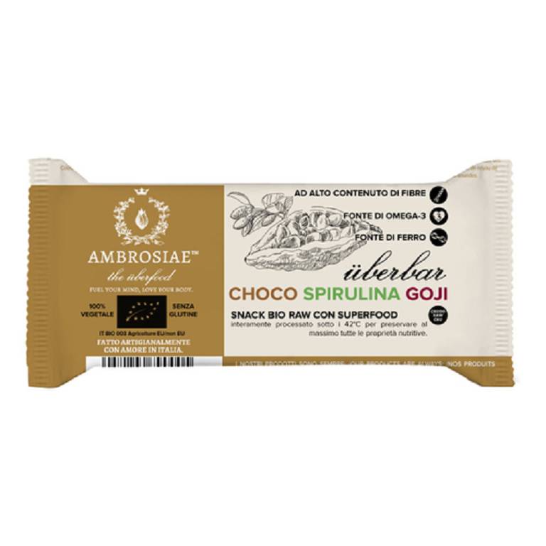 UBERBAR CHOCO SPIRULINA GOJI