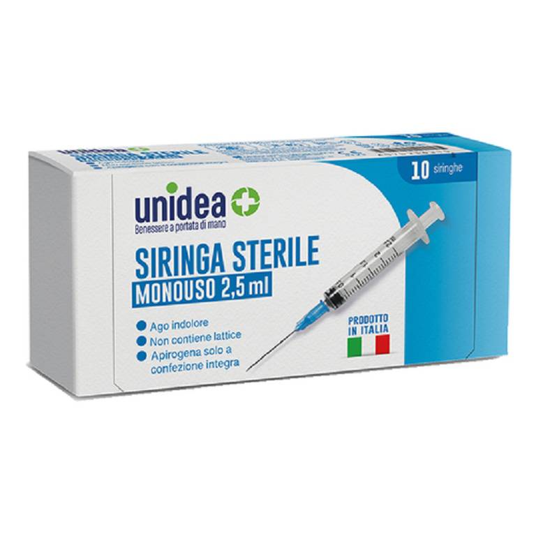 UNIDEA SIRINGA 2,5ML G23 1PZ
