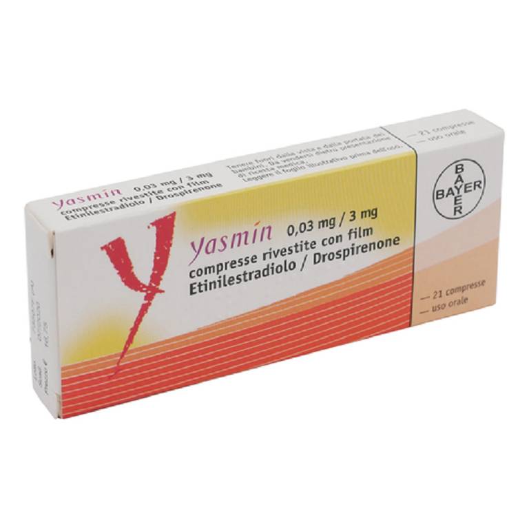 YASMIN*21CPR RIV 3MG+0,03MG